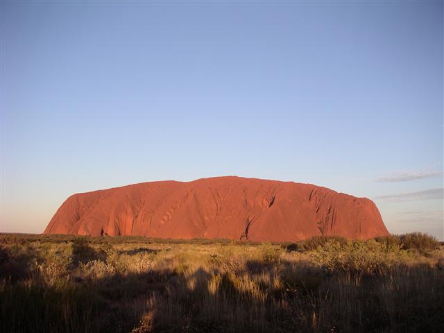 Travel Photo Ayers Rock Rock Uluru Northern Territory Australia