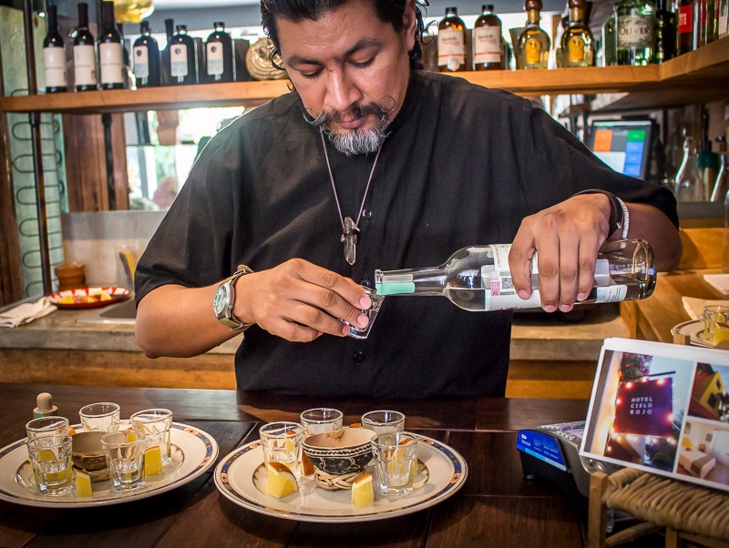 Sampling Tequila at the Sayulita Wine Shop Mexico what to do in the Riviera Nayarit