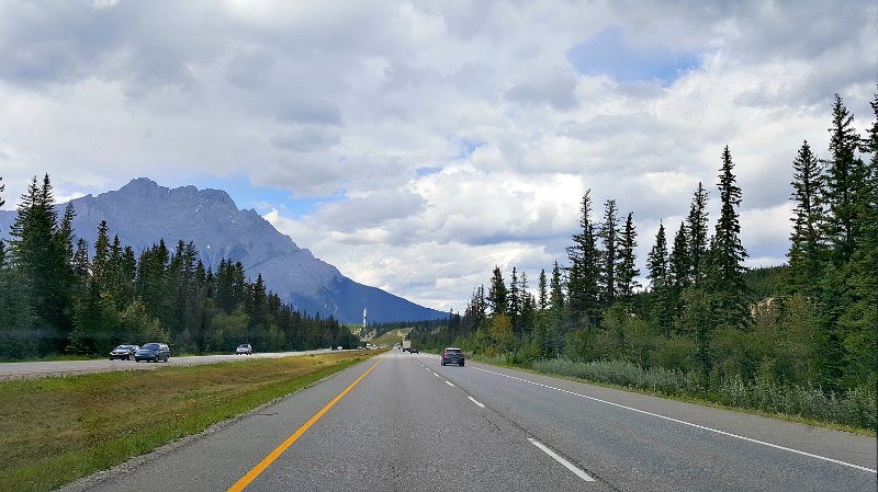 Driving through the Canadian Rockies from Kelowna to Calgary