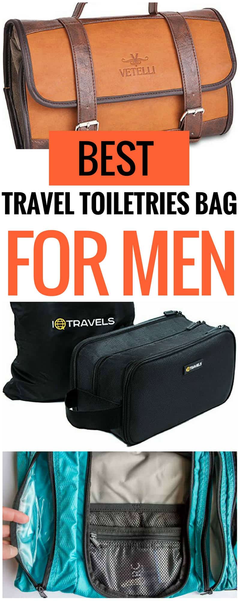 the best travel toiletries bag for men