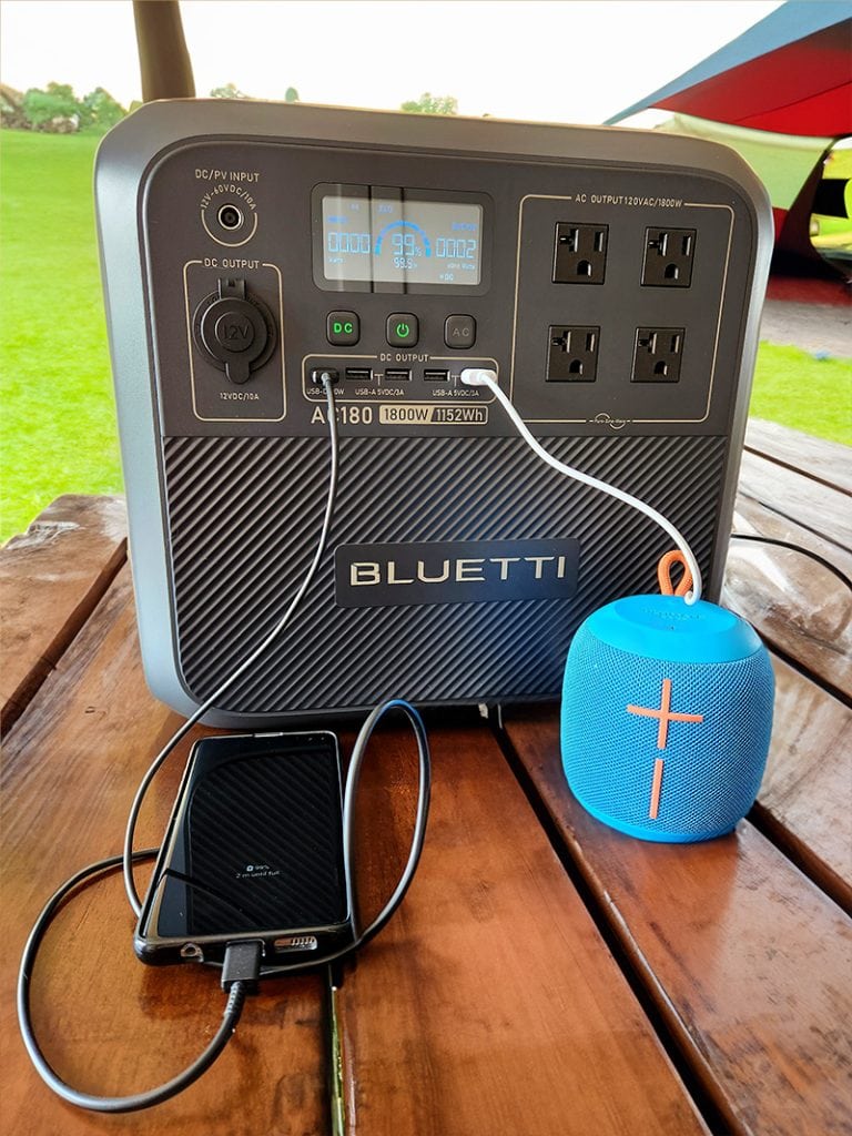 BLUETTI AC180 Solar Portable Power Station, 1,800W 1,152Wh