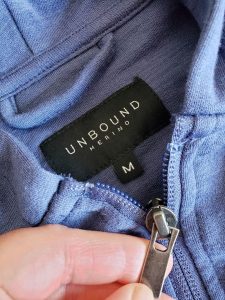 unbound merino compact travel hoodie